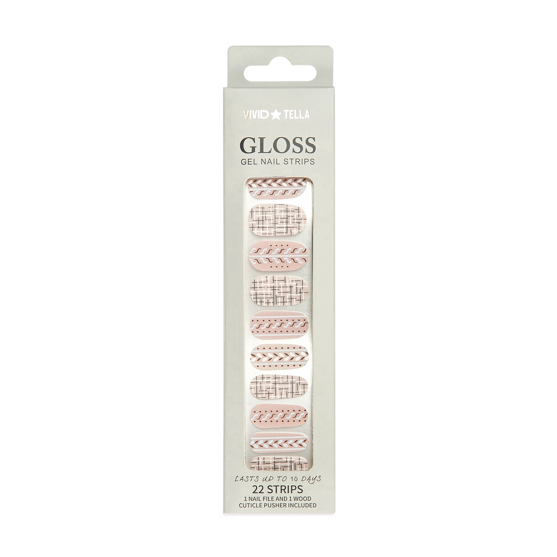 slide 1 of 1, Vivid Tella Gloss Gel Nail Strips - Avantgarde, 1 ct