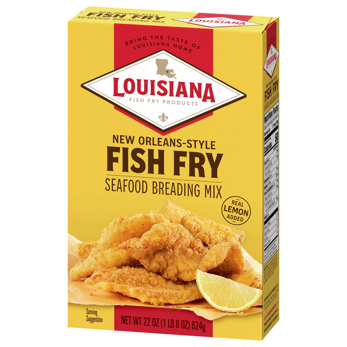 slide 3 of 13, Louisiana Fish Fry Products New Orleans-Style Fish Fry Seafood Breading Mix 22 oz, 22 oz