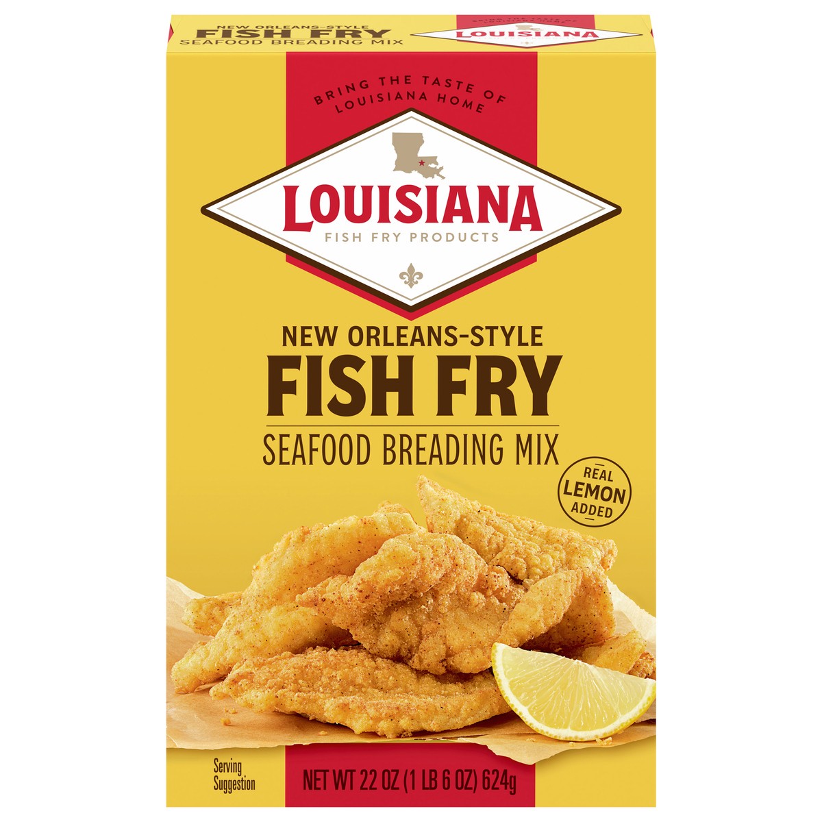 slide 8 of 13, Louisiana Fish Fry Products New Orleans-Style Fish Fry Seafood Breading Mix 22 oz, 22 oz