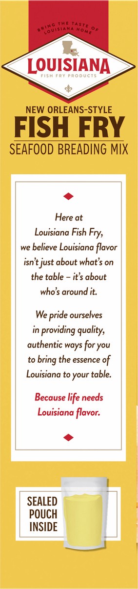 slide 10 of 13, Louisiana Fish Fry Products New Orleans-Style Fish Fry Seafood Breading Mix 22 oz, 22 oz