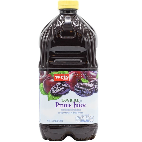 slide 1 of 1, Weis Quality 100% Prune Juice From Concentrate With Added Pulp - 64 fl oz, 64 fl oz