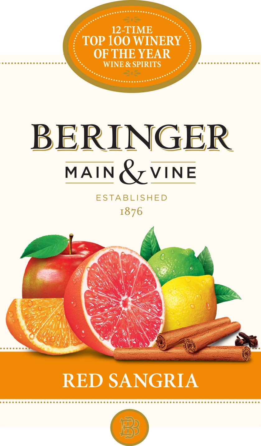 slide 2 of 4, Beringer Main & Vine™ Red Sangria Red Wine, 750 ml