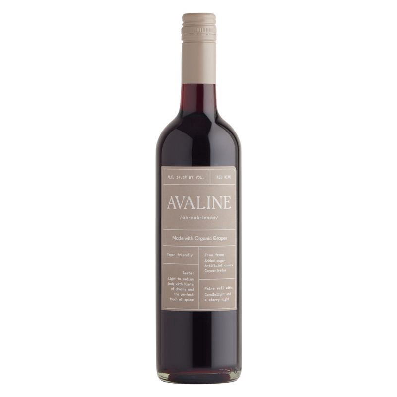 slide 1 of 4, Avaline Red Wine 750 ml Bottle, 1 ct