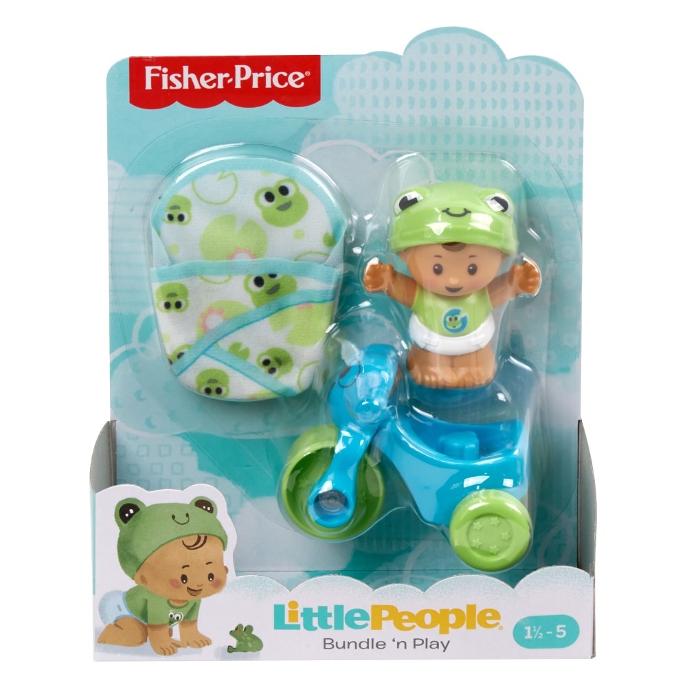 slide 1 of 1, Fisher-Price Little People Bundle N Play Frog Toy Set, 1 ct