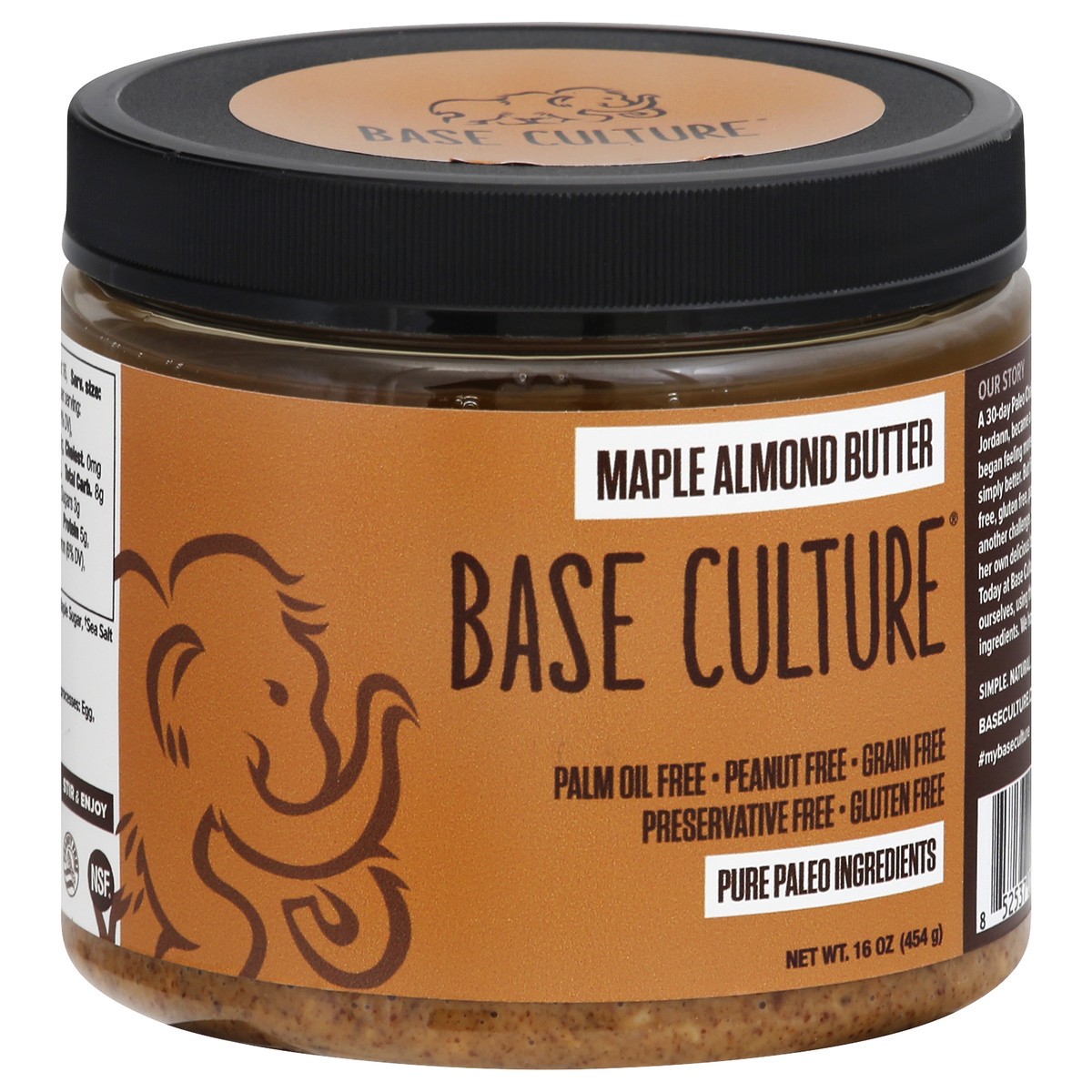 slide 12 of 13, Base Culture Butter Maple Almond, 16 oz