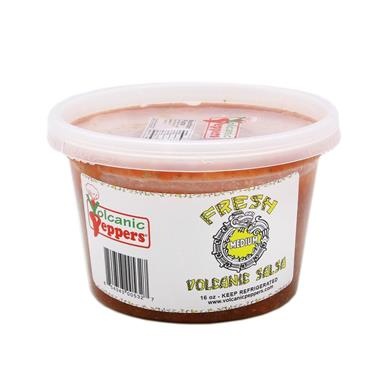 slide 1 of 1, Volcanic Pepper Medium Fresh Salsa, 16 oz