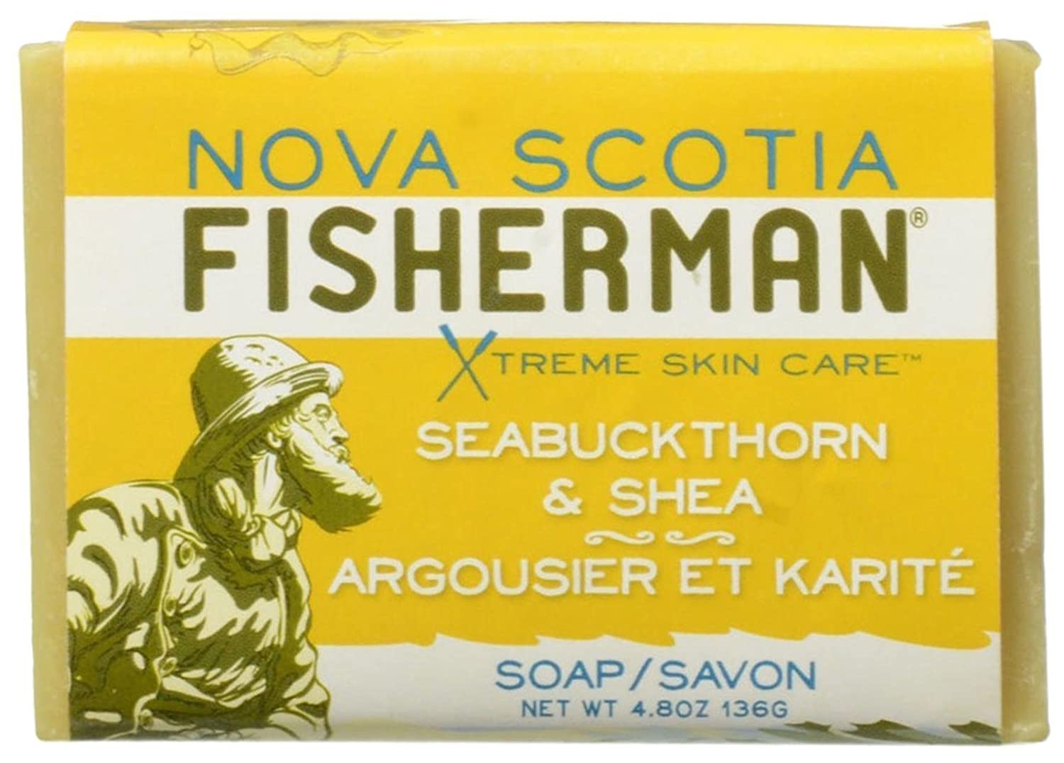 slide 1 of 1, Nova Scotia Fisherman Soap Bar Seabuckthorn Shea, 4.8 oz