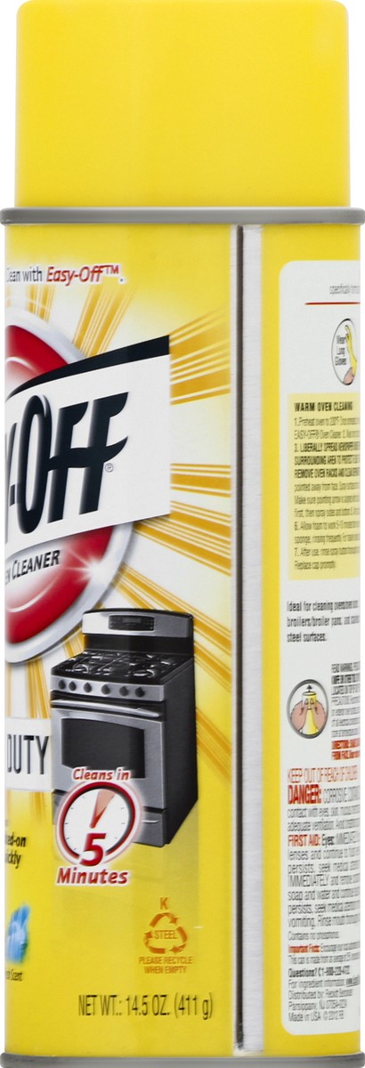 slide 8 of 9, Easy-Off Heavy Duty Oven Cleaner Spray, Regular Scent, 14.5oz, , Removes Grease, 14.5 oz