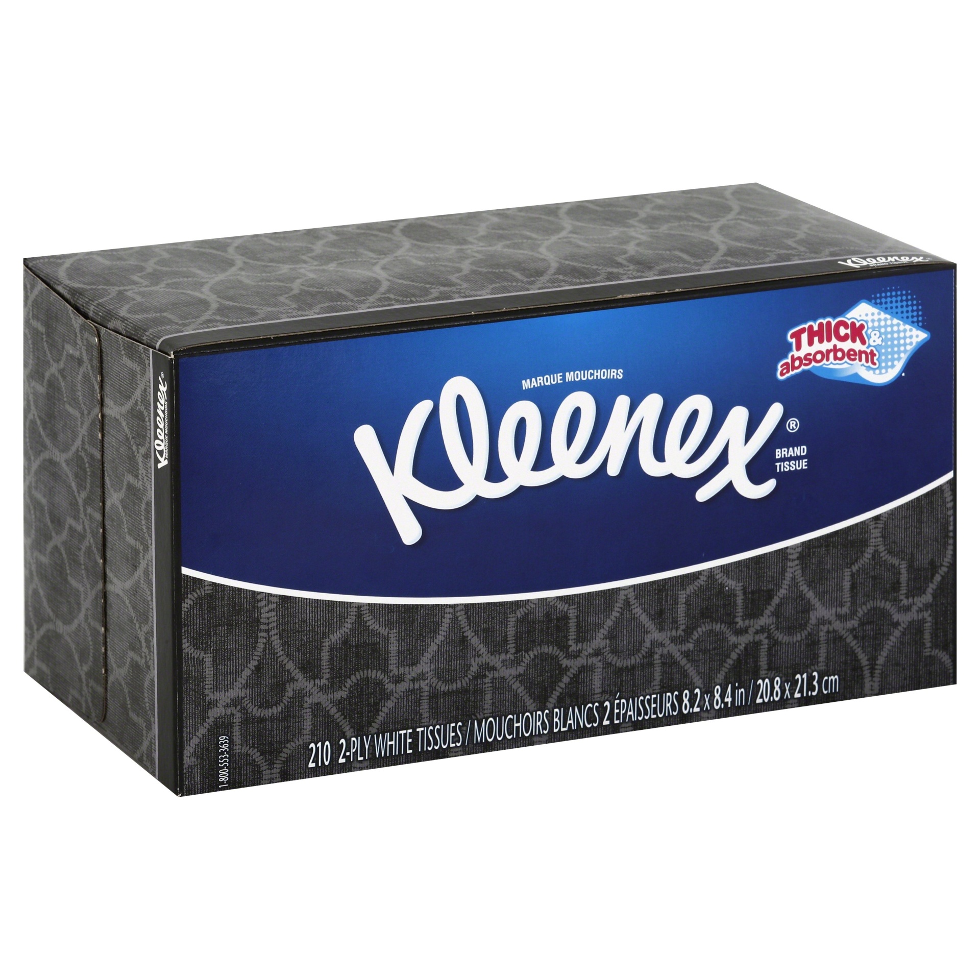 slide 1 of 1, Kleenex Family Size Facial Tissues, 210 ct