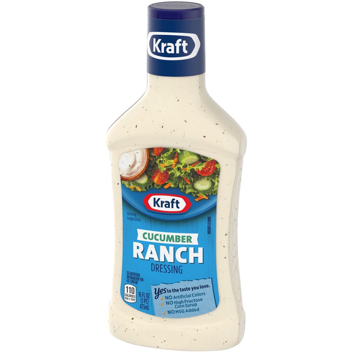 slide 9 of 9, Kraft Cucumber Ranch Salad Dressing, 16 fl oz Bottle, 16 fl oz