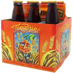 Lost Coast Brewery Tangerine Wheat Beer 6 Pack