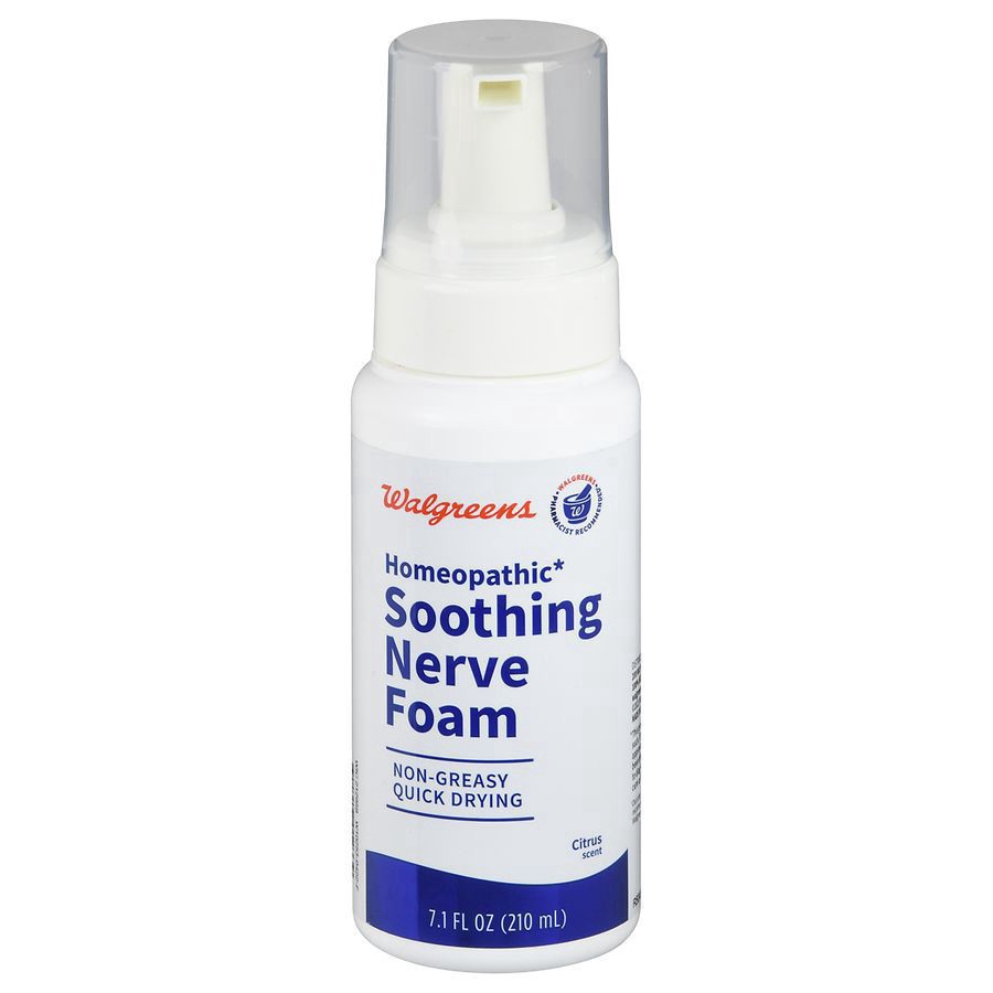 slide 1 of 5, Walgreens Soothing Nerve Foam, 7.1 fl oz