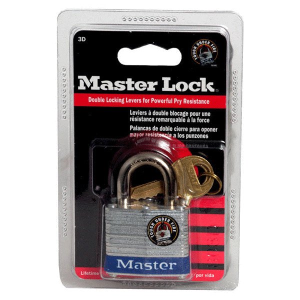 slide 1 of 1, Master Lock Key Padlock, 1 ct