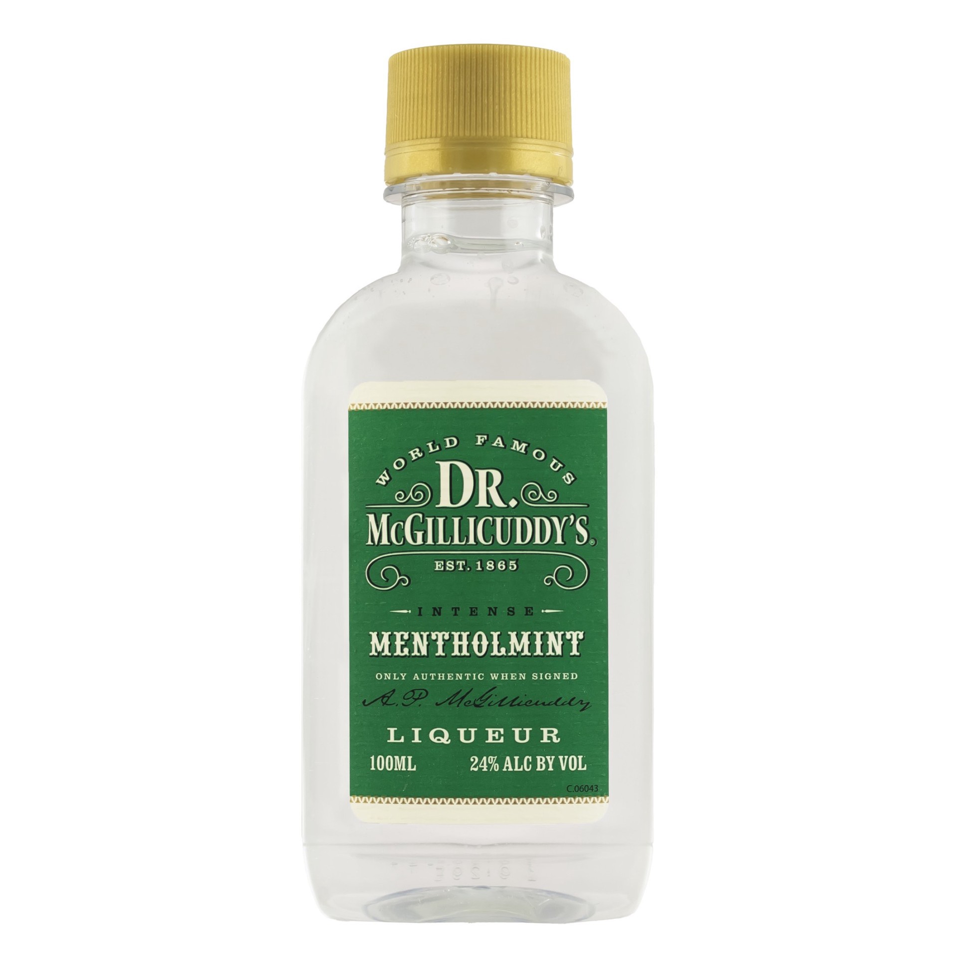 slide 1 of 2, Dr. McGillicuddy's Mentholmint Liqueur 100ml 48 Proof, 100 ml