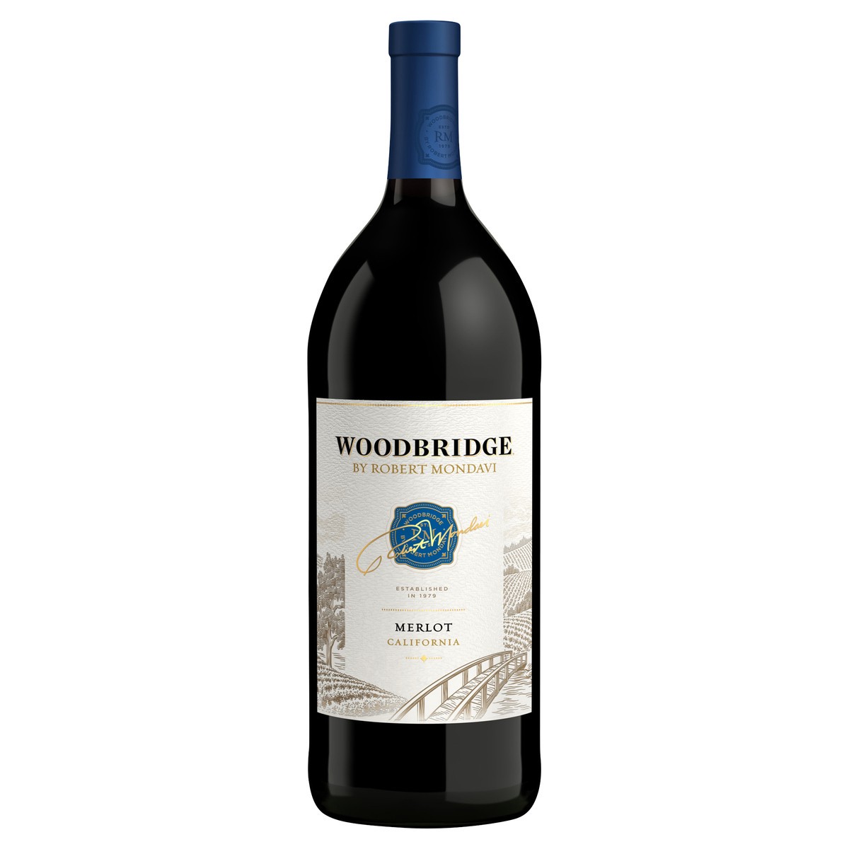 slide 1 of 9, Woodbridge by Robert Mondavi Merlot Red Wine, 1.5 l