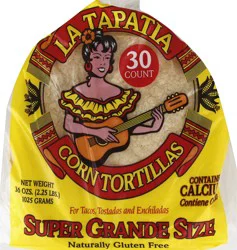 La Tapatia Corn Tortillas, Super Grade Size