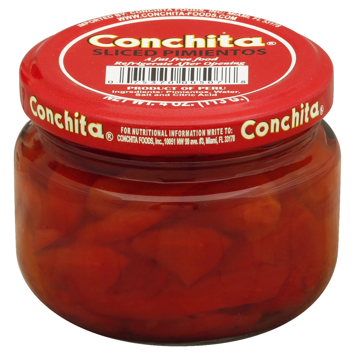 slide 2 of 3, Conchita Pimientos 4 oz, 4 oz