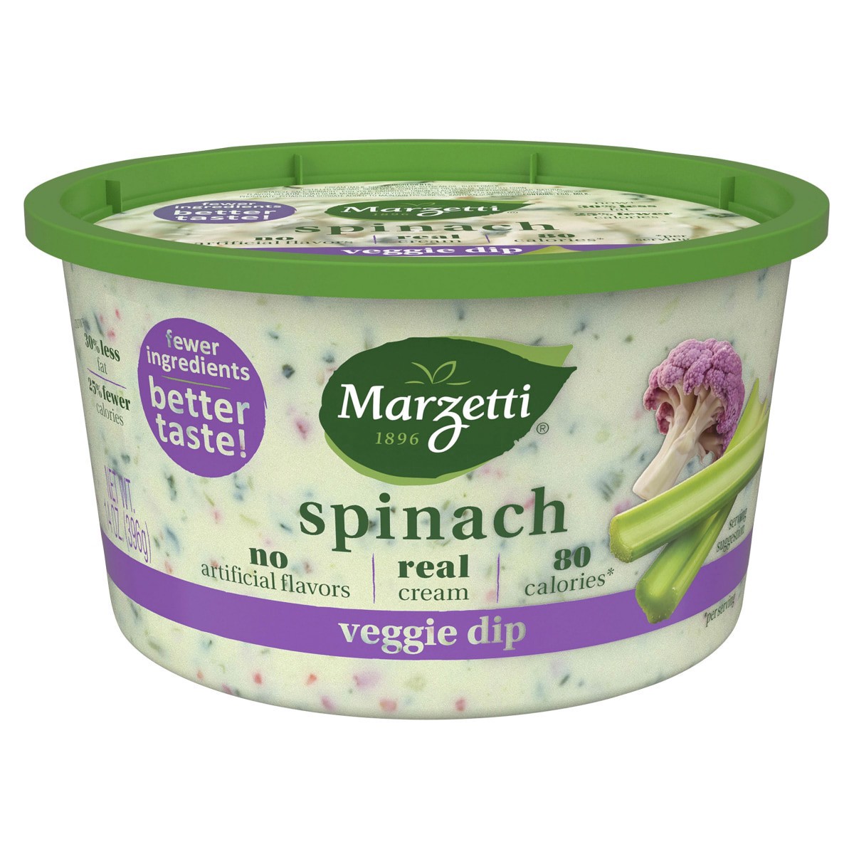 slide 1 of 1, Marzetti Spinach Parmesan Veggie Dip, 12 oz