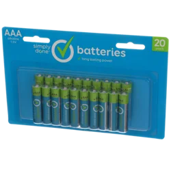 Simply Done Alkaline AAA Batteries