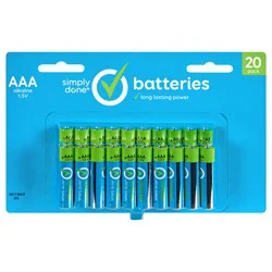 Simply Done AAA Alkaline Batteries - 20 Pack