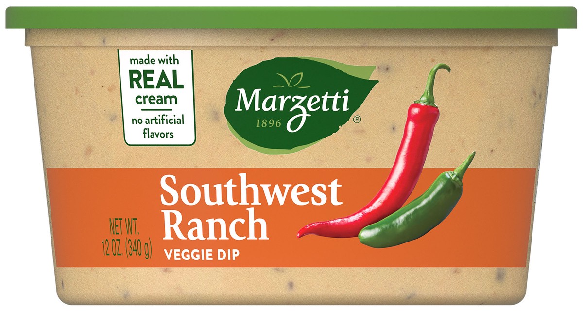 slide 1 of 14, Marzetti Southwest Ranch Veggie Dip, 12 oz