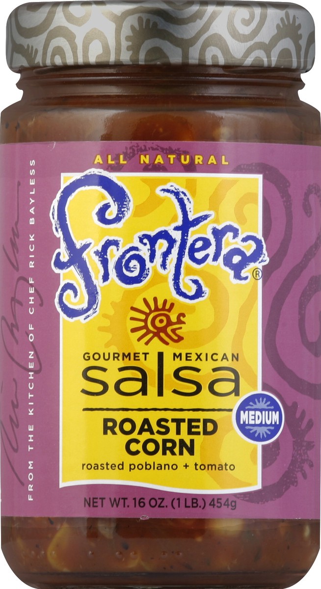 slide 2 of 4, Frontera Poblano Roasted Corn Salsa, 16 oz