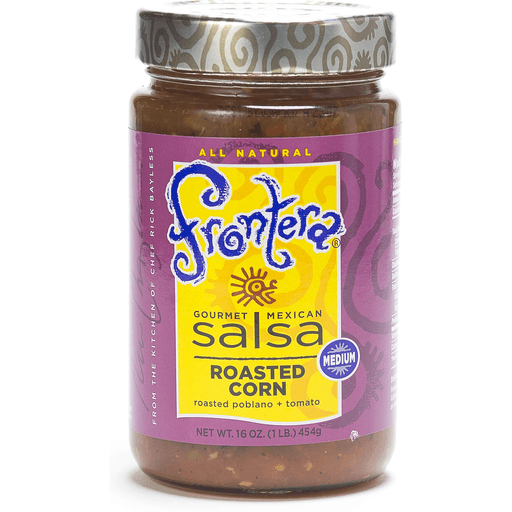 slide 1 of 4, Frontera Poblano Roasted Corn Salsa, 16 oz