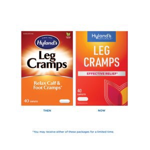 slide 1 of 1, Hyland's Naturals Leg Cramps + Arnica 40 Caplets, 40 ct