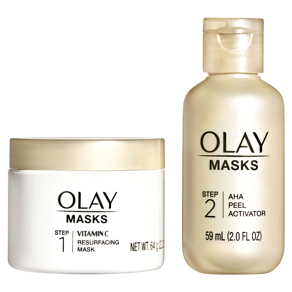 slide 1 of 7, Olay Masks Resurfacing Mask Vitamin C & Peel Activator Aha Pack - Each, 4.2 oz