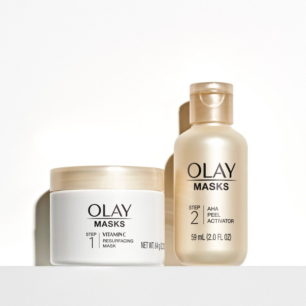 slide 5 of 7, Olay Masks Resurfacing Mask Vitamin C & Peel Activator Aha Pack - Each, 4.2 oz