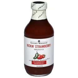 Gourmet Warehouse Kickin' Strawberry BBQ Sauce 16 fl oz