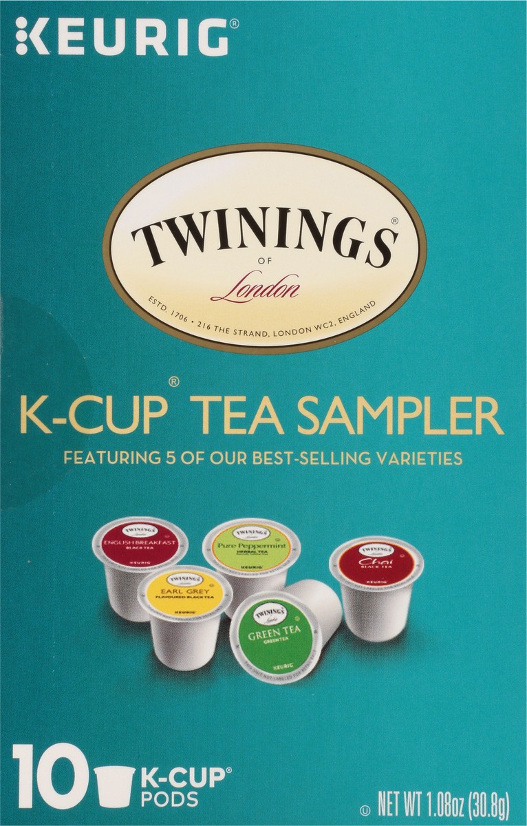 slide 2 of 9, Twinings of London K-cup Tea Sampler - 10 ct, 10 ct