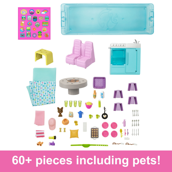 slide 2 of 29, Mattel Barbie Dream Camper Vehicle Playset, 1 ct