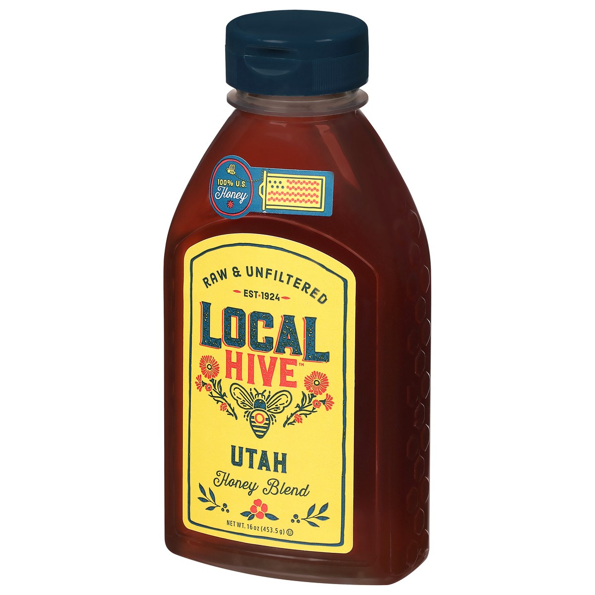 slide 7 of 11, Local Hive Utah Raw & Unfiltered Honey Blend 16 oz, 16 oz