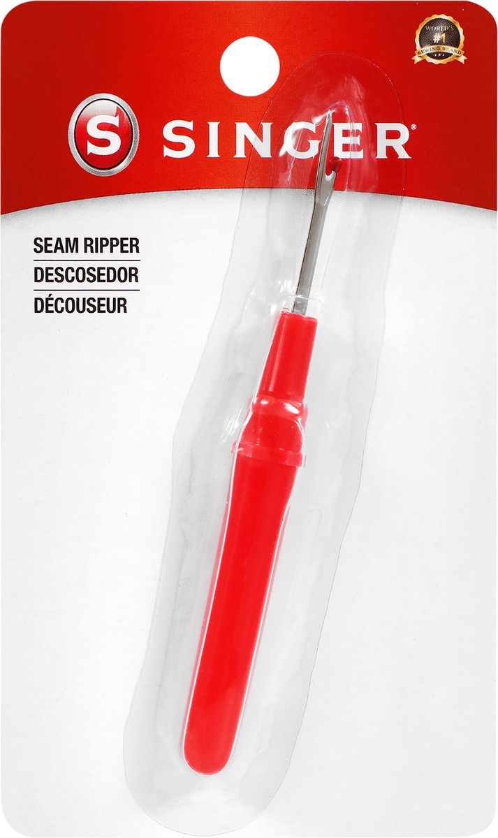 slide 2 of 3, SINGER Seam Ripper, Red, 1 ct