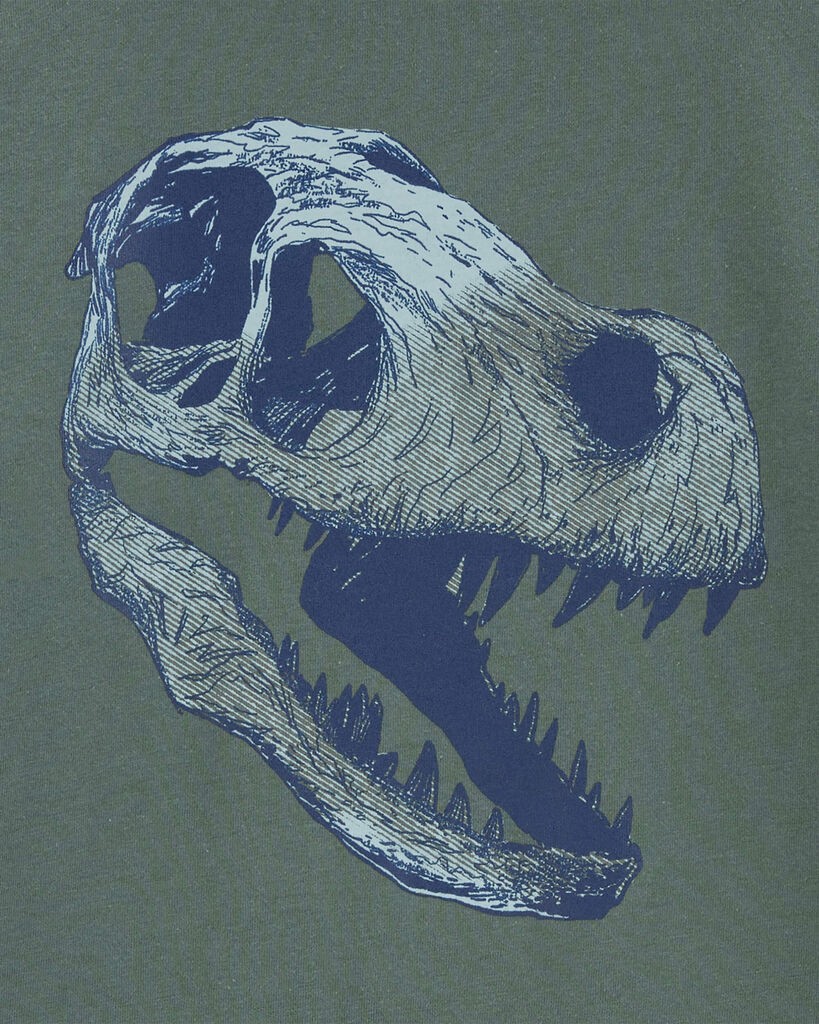 slide 2 of 2, Carter's Kid Dinosaur Graphic Tee Green L, 1 ct