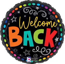 Back to School Welcome Back Helium Filled Balloons