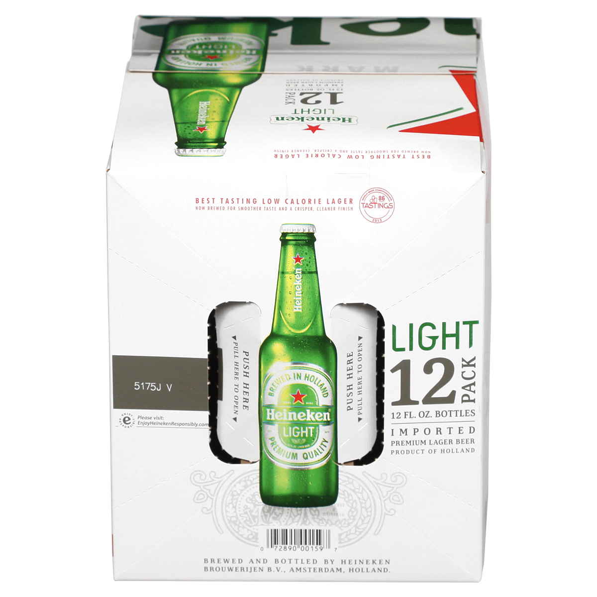 slide 25 of 25, Heineken Light Lager Beer, 12 Pack, 12 fl oz Bottles, 12 oz