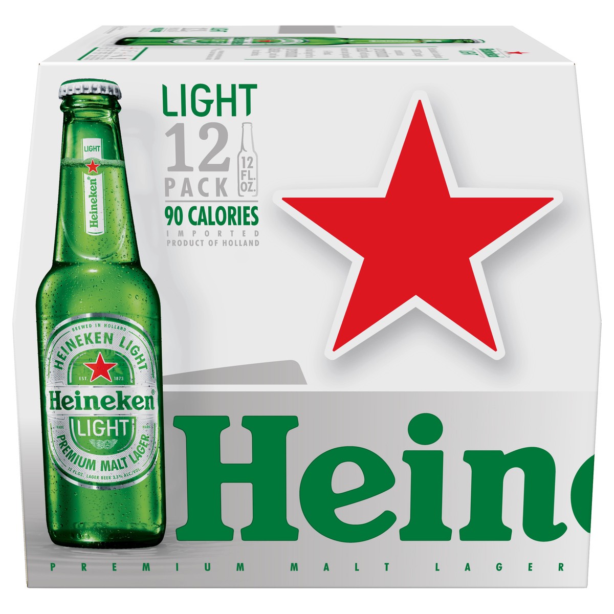 slide 1 of 25, Heineken 12 Pack Light Beer 12 - 12 fl oz Bottles, 12 ct