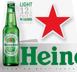 Heineken 12 Pack Light Beer 12 - 12 fl oz Bottles