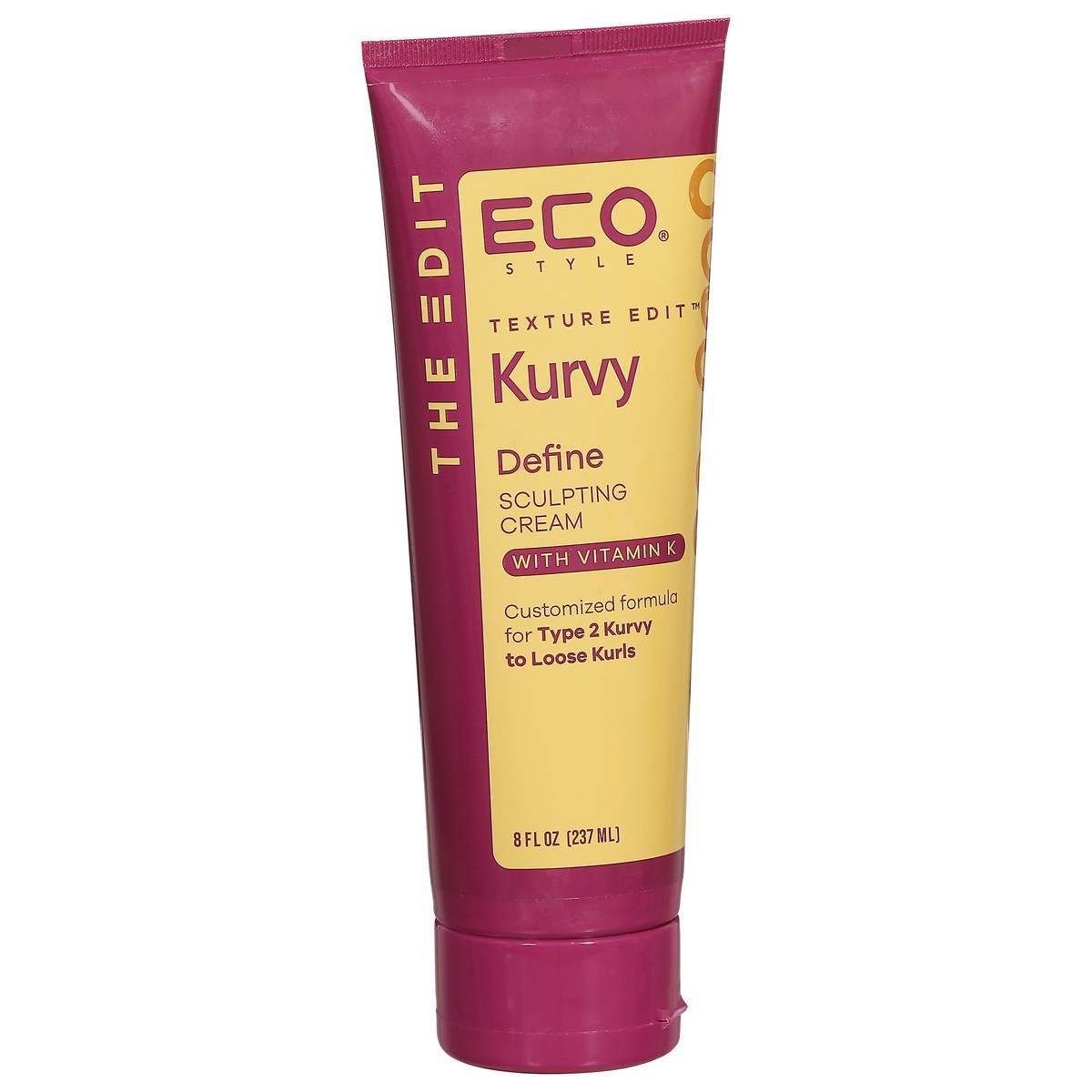 slide 2 of 3, Eco Styler Texture Edit Kurvy Define Sculpting Cream with Vitamin K 8 fl oz, 8 fl oz