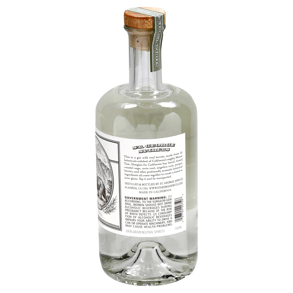 slide 3 of 3, St George Terroir Gin 750 ml Bottle, 750 ml