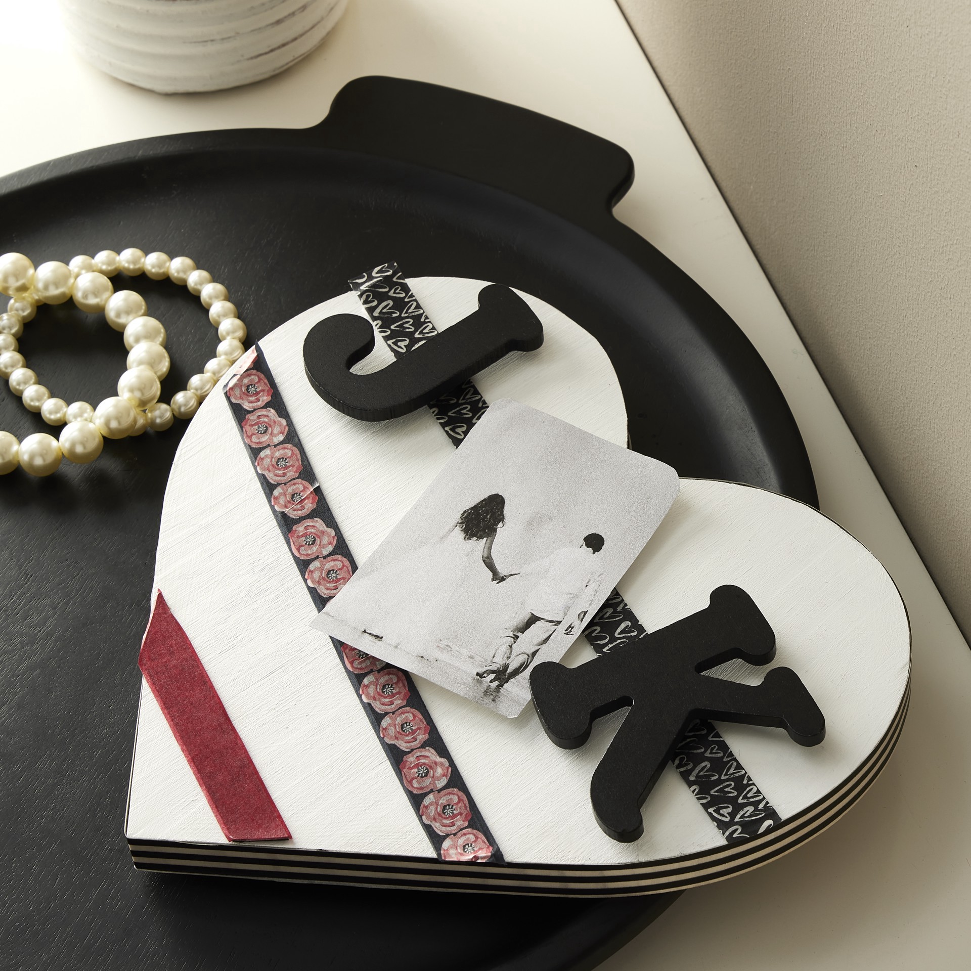 slide 2 of 2, 2.5" Black Mdf Whimsy Letter By Make Market, 2.5 in