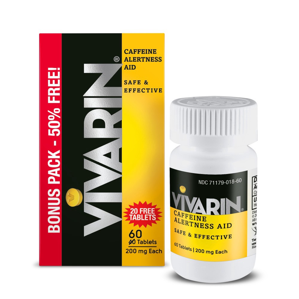 slide 1 of 1, Vivarin Tablet Cffne Aletrness Aid, 60 ct