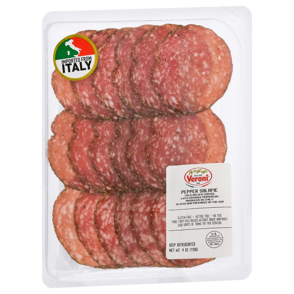 slide 8 of 9, Veroni Salame Pepper 4 Oz, 1 ct