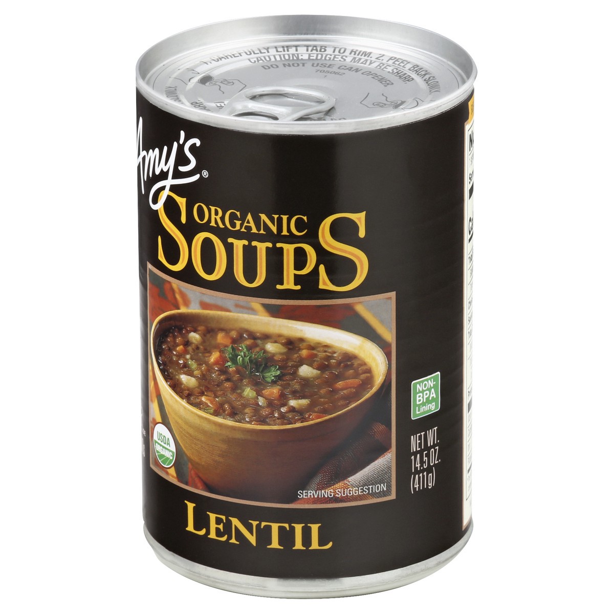 slide 2 of 9, Amy's Amy''s Organic Lentil Soup, 14.5 oz