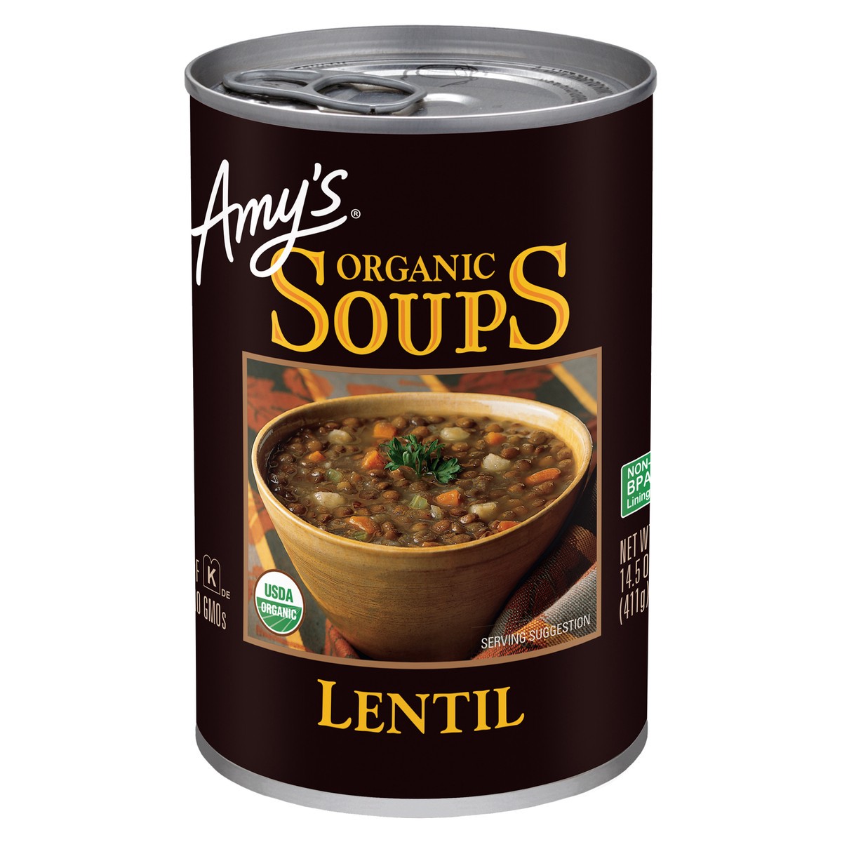 slide 4 of 9, Amy's Amy''s Organic Lentil Soup, 14.5 oz