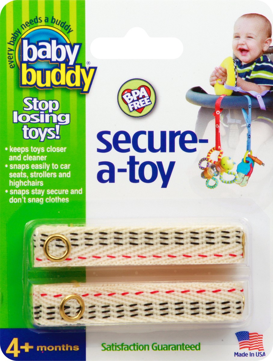 slide 7 of 11, Baby Buddy 4+ Months Secure-a-Toy 1 ea, 2 ct
