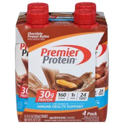 Premier Protein Shake, Chocolate Peanut Butter, 30g Protein, 11 Fl Oz, 4 Ct