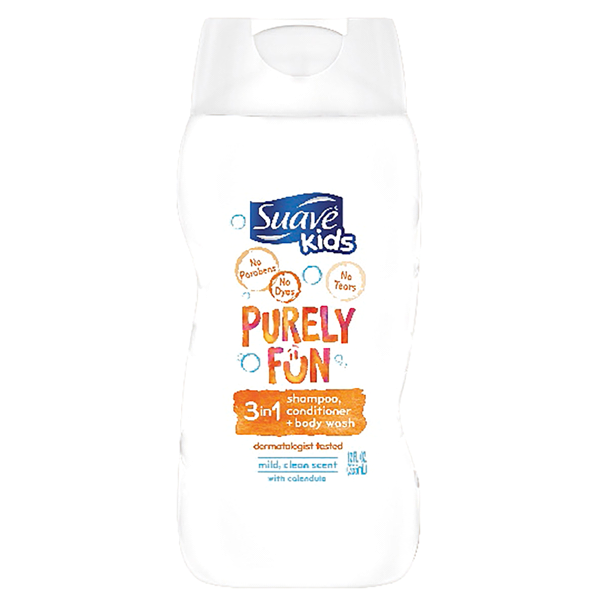 slide 2 of 3, Suave Kids Purely Fun 3-in-1 Shampoo Conditioner Body Wash, 12 oz